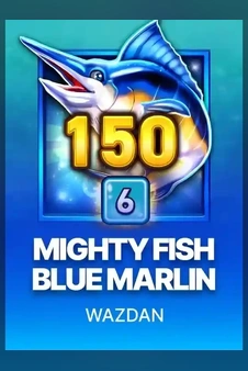 Mighty Fish Blue Marlin slot artwork